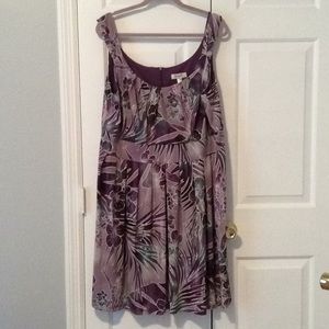 Dress Barn Woman Sleeveless Dress Size 18 Purple